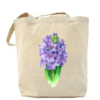 Цветок гиацинт акварель