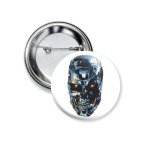 Значок 37 мм Терминатор Т-800