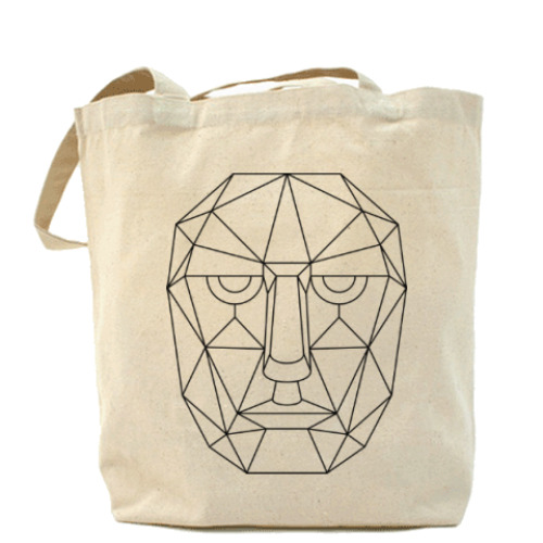 Сумка шоппер с принтом Суровый полигон