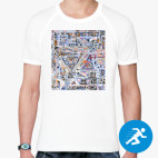 Мужская спортивная футболка