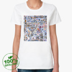 Женская футболка органик