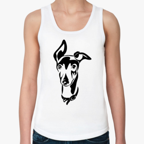 Женская майка с принтом Ливретка