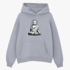 Толстовка худи оверсайз