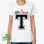 Женская футболка органик