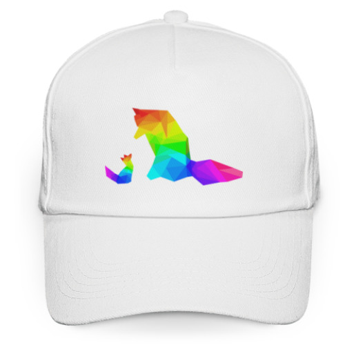 Кепка бейсболка Rainbow Fox
