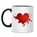 Кружка двухцветная