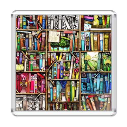 Магнит  'Книжный город'