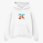 Толстовка худи оверсайз