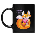 Кружка цветная UV-DTF