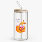 Банка с бамбуковой крышкой