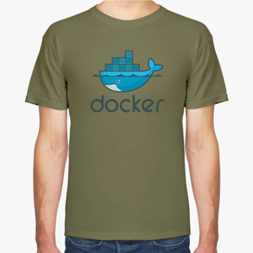 Футболка с принтом Docker