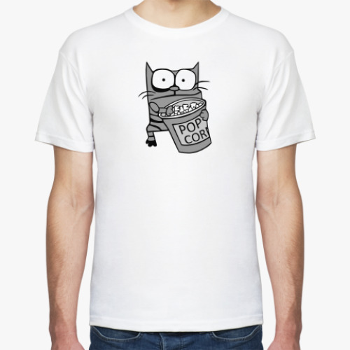 Футболка с принтом  PopCorn