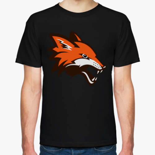 Футболка с принтом Хищная Лиса