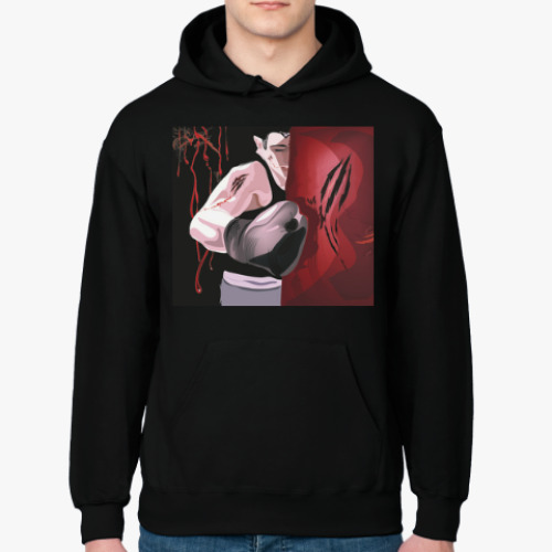 Толстовка худи с принтом blood sport