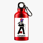 Металлическая бутылка 400 мл UV-DTF