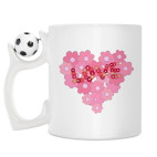 Кружка с футбольным мячиком