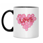 Кружка двухцветная