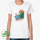 Женская футболка органик