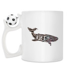Кружка с футбольным мячиком