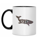 Кружка двухцветная