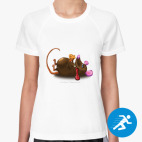 Женская спортивная футболка