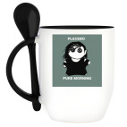 Кружка с ложкой