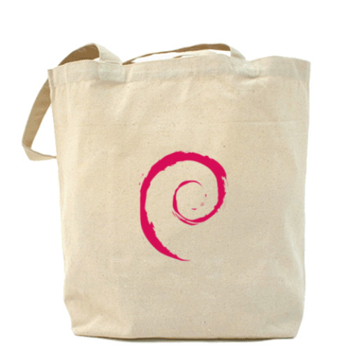 Сумка шоппер с принтом Debian