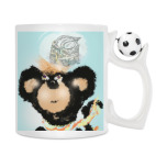Кружка с футбольным мячиком