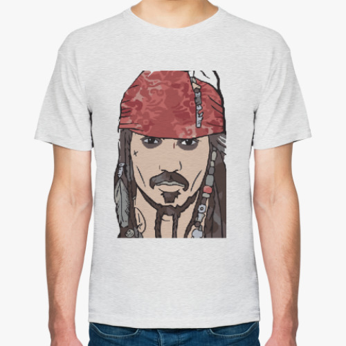 Футболка с принтом Пират Джек Воробей