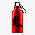 Металлическая бутылка 400 мл UV-DTF