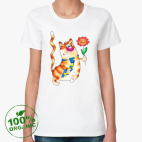 Женская футболка органик