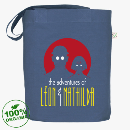 Сумка шоппер с принтом Леон и Матильда