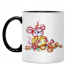 Кружка двухцветная