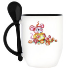 Кружка с ложкой