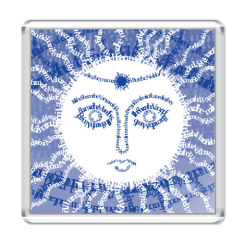 Магнит с принтом  Солнце