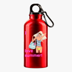 Металлическая бутылка 400 мл UV-DTF