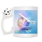 Кружка с футбольным мячиком