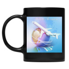 Кружка цветная UV-DTF