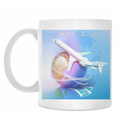 Кружка с принтом  World Aviation