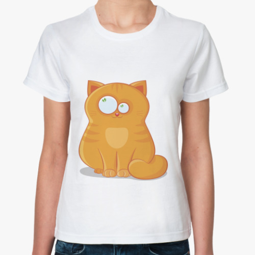 Классическая футболка Animals / cat