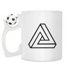 Кружка с футбольным мячиком