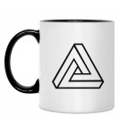 Кружка двухцветная