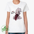 Женская футболка органик