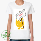 Женская футболка органик