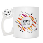 Кружка с футбольным мячиком