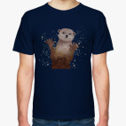 Выдра и брызги