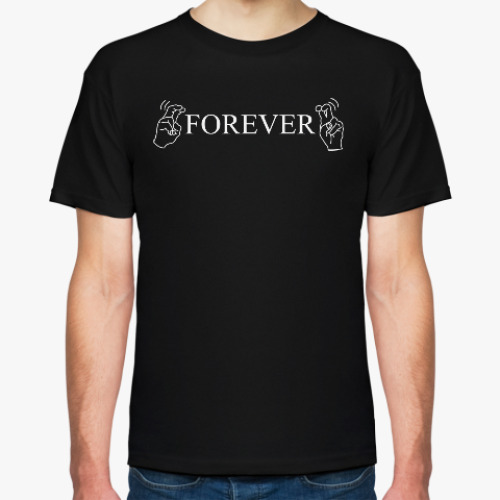 Футболка с принтом 'Forever'
