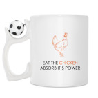 Кружка с футбольным мячиком