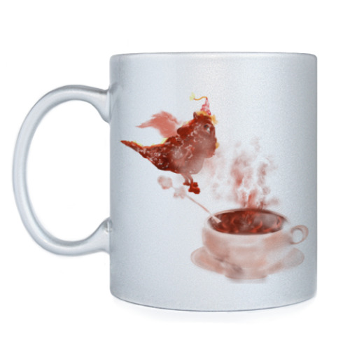 Кружка с принтом Котейка и Дракончик