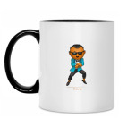 Кружка двухцветная